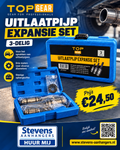 TOPGEAR Uitlaatpijp Expansie Set – 3-delig