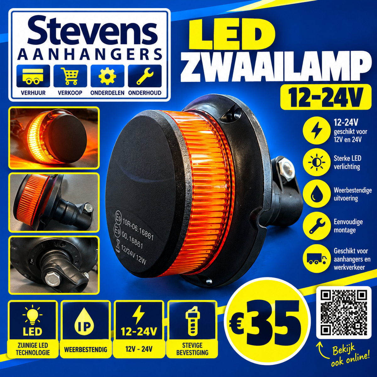 led zwaailamp