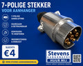 Aluminium stekker 7 polig