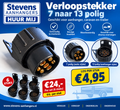 verloopstekker 7naar 13 polig