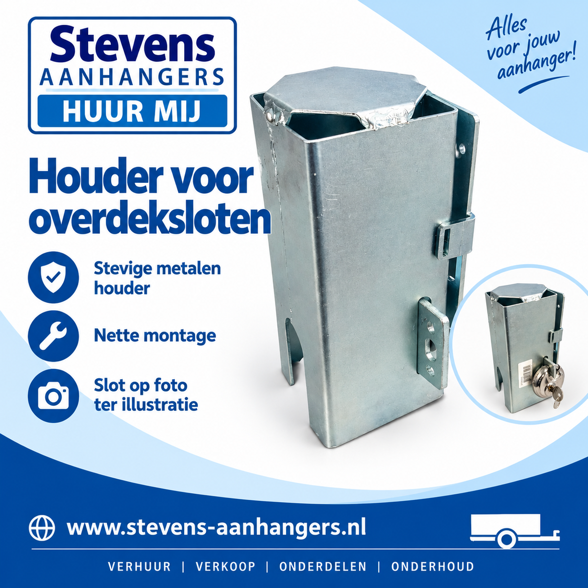 overdekslot houder