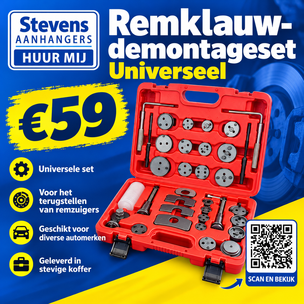 remklauw demontagebedrijven universeel