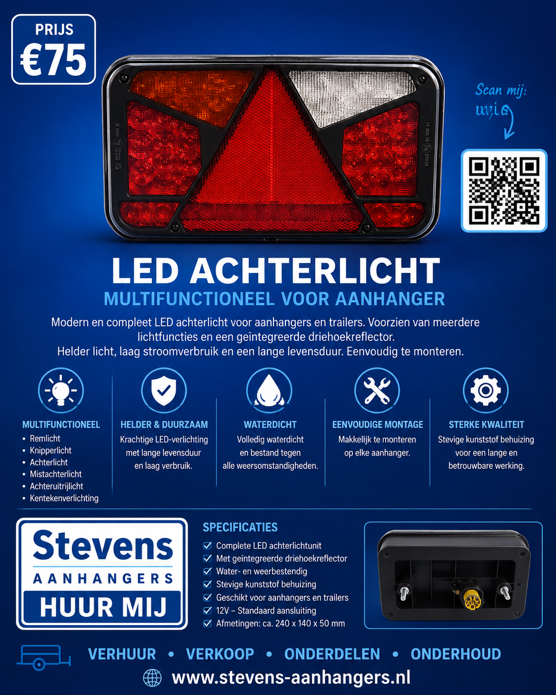led achterlicht rechts canbusproof