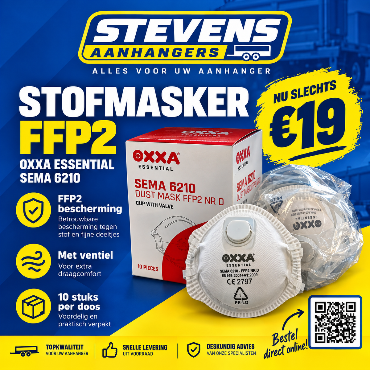 stofmasker met ventiel