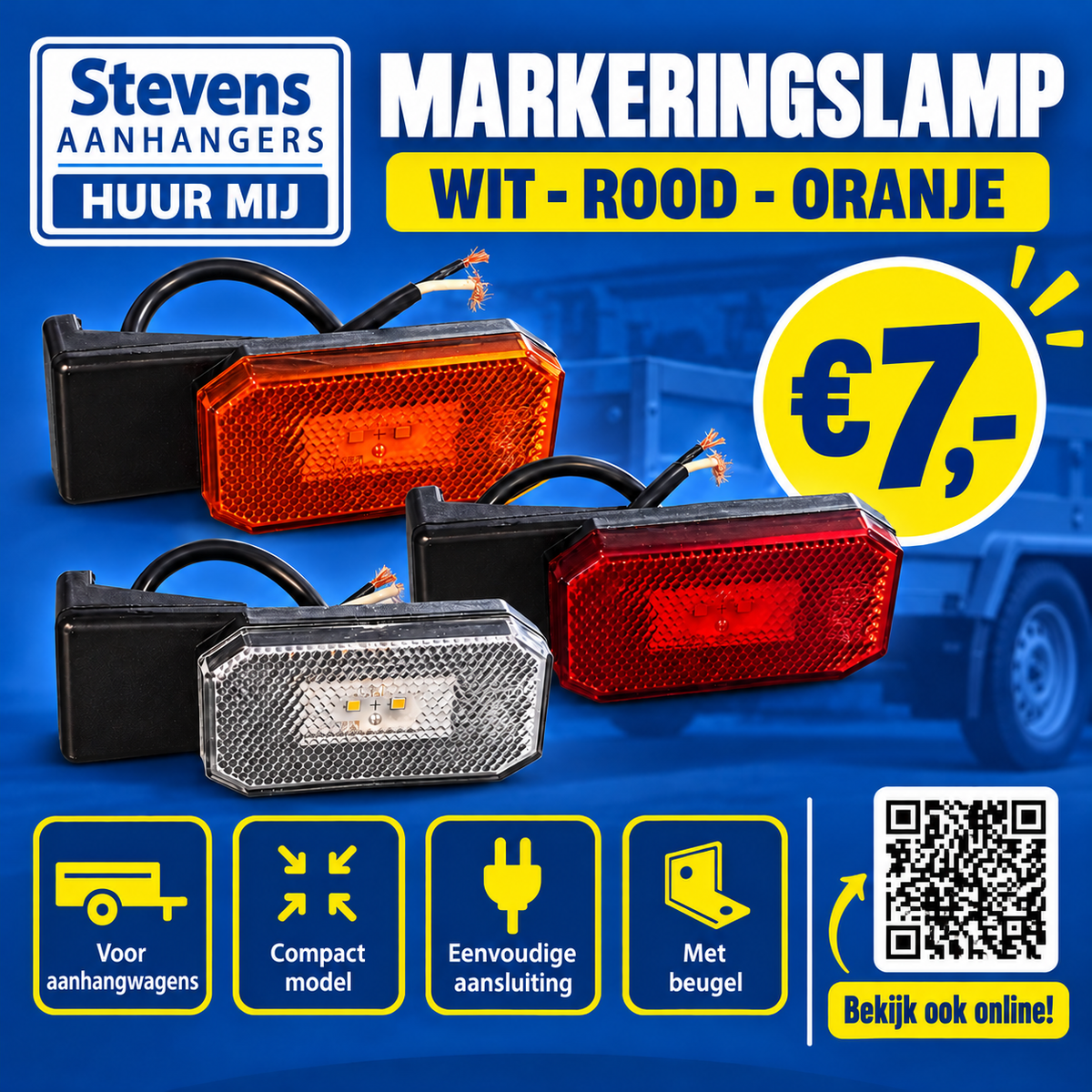 markeringslamp met houder