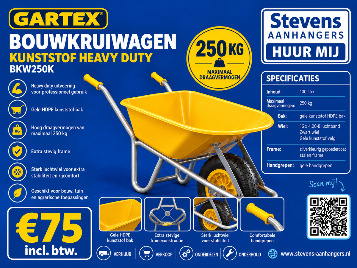 gartex bouwkruiwagen