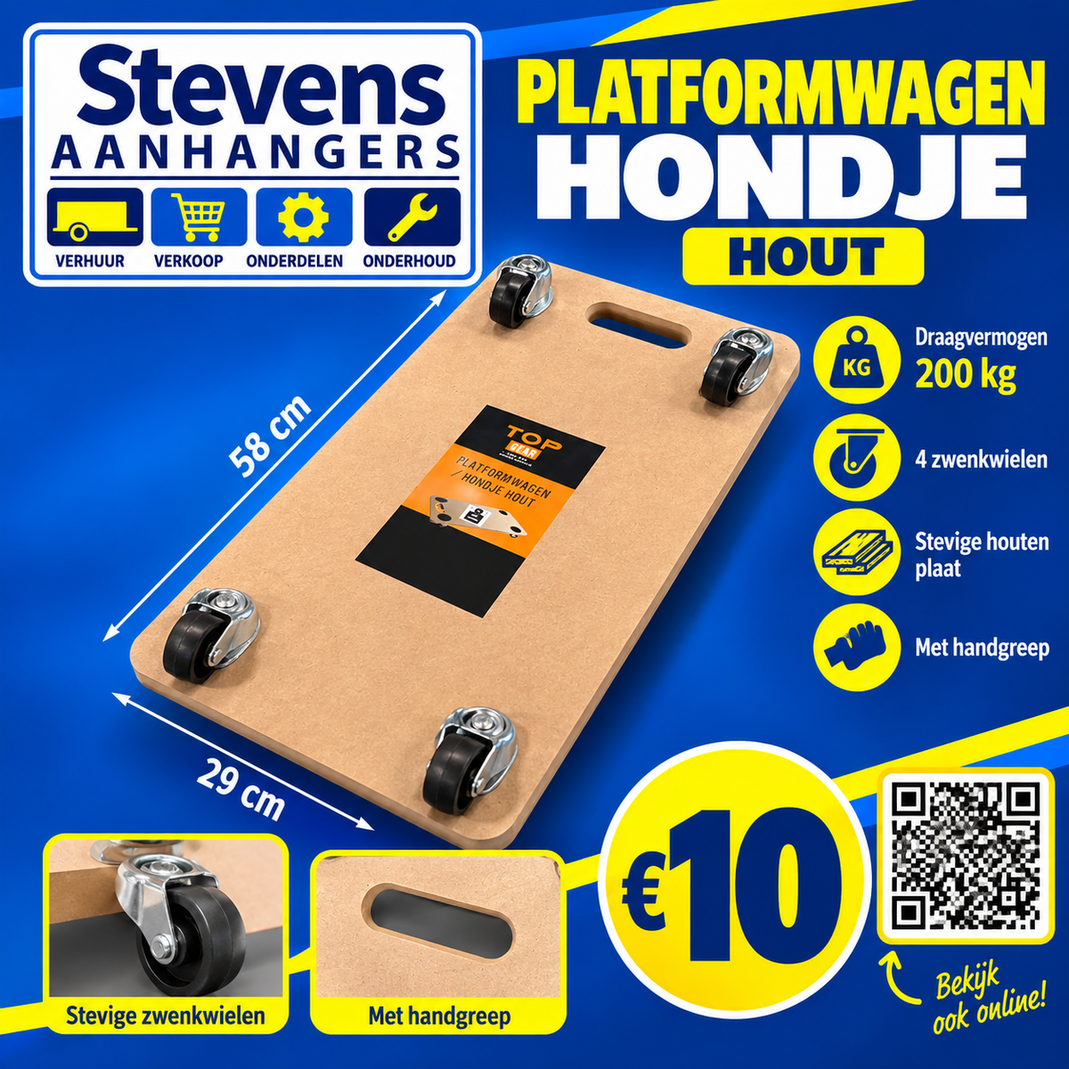 platform wagen/hondje