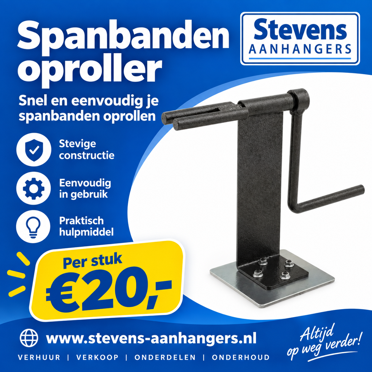 Spanbanden oproller