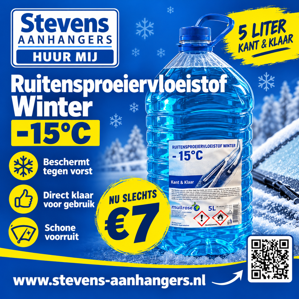 ruitensproeier winter