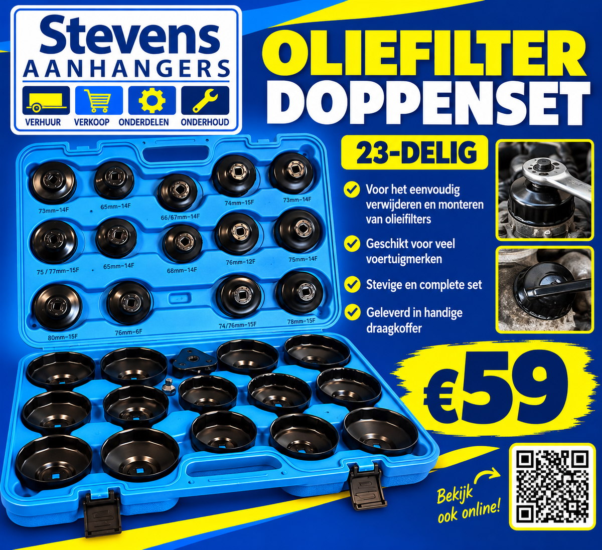 oliefilter sleutelset